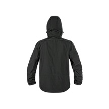 Bunda pánská černá softshell DURHAM velik. L