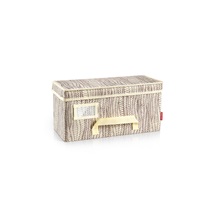 Krabice na oděvy FANCY HOME 40 x 18 x 20 cm, cappuccino