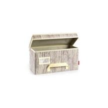 Krabice na oděvy FANCY HOME 40 x 18 x 20 cm, cappuccino