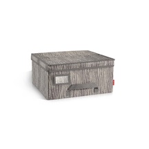 Krabice na oděvy FANCY HOME 40 x 35 x 20 cm, cappuccino
