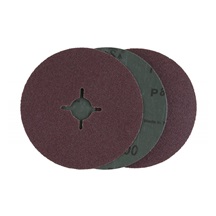 Kotouč fibrový 125mm  P80 3ks