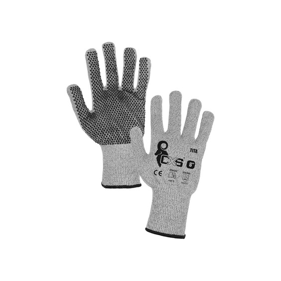 Rukavice  ASTAR líc.kůže na blistru vel.10