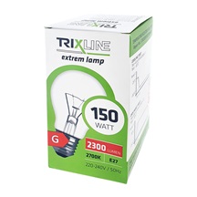Žárovka 150W E27 BC LUX čirá TRIXLINE