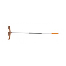 Hrábě plastové 41cm/12-hroté+hliníková násada 160cm