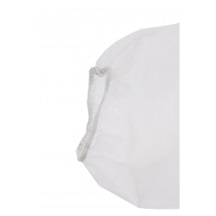 Overal bílý polypropylen M s kapucí