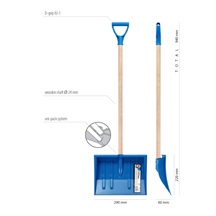 Odhrnovač IGLO    PE-30cm nasazený-ILM2 dětský