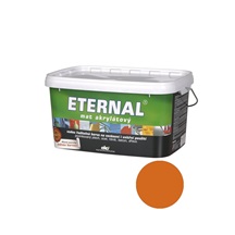 Eternal mat akrylátový univerzální barva na dřevo kov beton, 08 cihlově červená, 10 kg