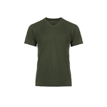 Triko pánské  CityZen vel.5XL khaki výstřih do V