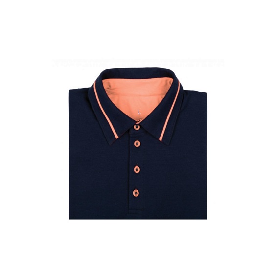 Polokošile pánská CityZen vel.XL navy / lososová