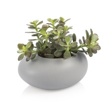 Obal na velký květináč FANCY HOME Stones, šedá