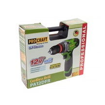 Šroubovák vrtací AKU 12V rychloupínací sklíčidlo Procraft | PA12DFR