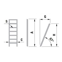 Žebřík stupnicový 9910
