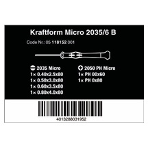 Sada šroubováků 2035/6 B 118152 Elektroniker