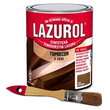 LAZUROL TOPDECOR S1035/022 na dřevo, interiér a exteriér, palisandr, 750 ml + štětec AKCE
