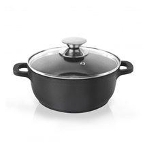 Hrnec GRANDE pr. 20 cm skleněná poklice