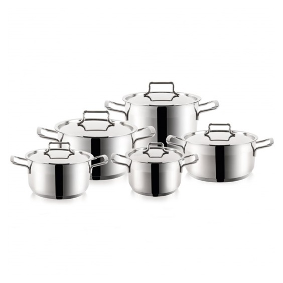 Sada nádobí nerez ANETT 10 dílů