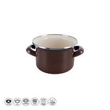 Hrnec smalt BROWN Lem 0,95 l