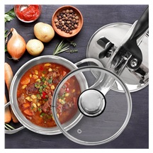 Poklice sklo k tlakovému hrnci pr. 17 cm