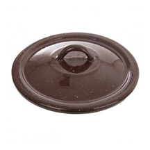 Poklice smalt BROWN 16 cm TM3