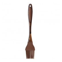 Mašlovačka silikon 22 cm hnědá