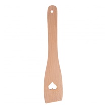 Obracečka dřevo rovná 30 cm SRDCE