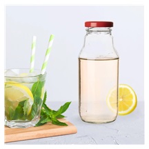 Láhev sklo/kov víčko 0,33 l 8 ks