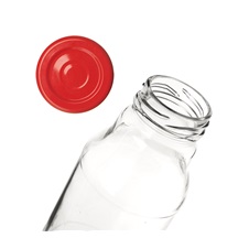 Láhev sklo/kov víčko 0,33 l 8 ks