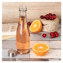 Láhev sklo/kov víčko 0,5 l