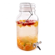 Láhev sklo+kohoutek 3,5 l