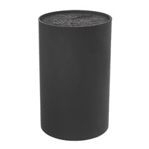 Stojan na nože UH kulatý štětiny BLACK