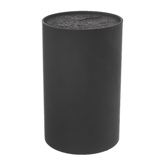 Stojan na nože UH kulatý štětiny BLACK