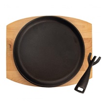 Pánev LITINA pr. 22 cm s prkénkem