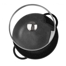 Pánev Wok GRANDE pr. 32 cm skleněná poklice