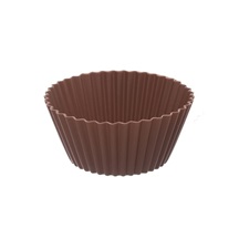 Formička silikon košíček Muffiny 6 ks hnědá