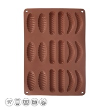 Forma silikon pracny mix 18 hnědá