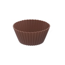 Formička silikon košíček Muffiny 12 ks hnědá