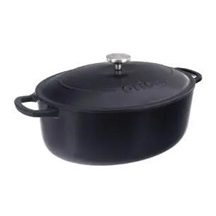 Pekáč s poklopem LITINA SMALT 42x27 cm