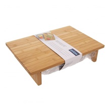 Prkénko bambus 42x29 cm+zásobník nerez