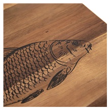 Prkénko akácie krájecí/serv. ryba 36x24 cm