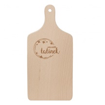 Prkénko rukojeť dřevo NEJLEPŠÍ TATÍNEK 30x14 cm