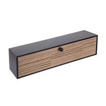 Kazeta na čajové sáčky dřevo vyklápěcí LINE 43,5x9x11 cm