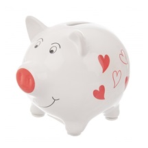 Pokladnička ker. Prasátko SRDCE
