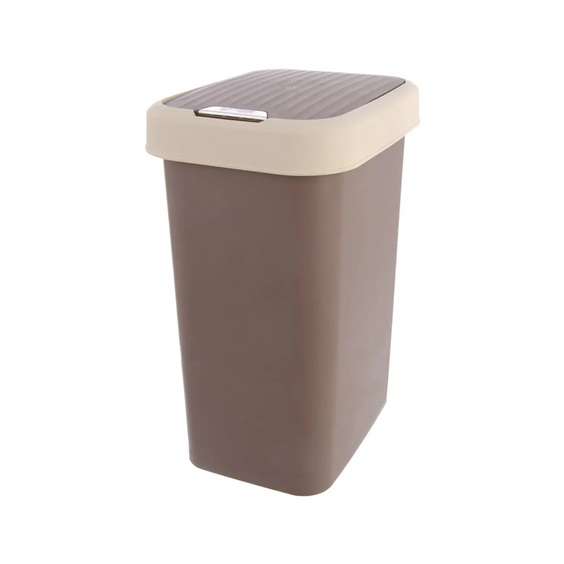 Koš odp. UH výkl. BEIGE Swing 25 l hnědá