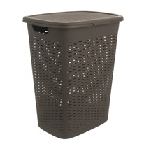 Koš prád. víko UH LOOP 47 l tm. šedá