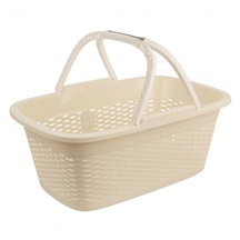 Koš prád. otevřený UH LOOP držadla 29 l béžová