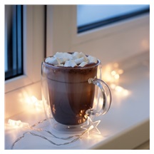 Hrnek dvoustěnné sklo 0,3 l