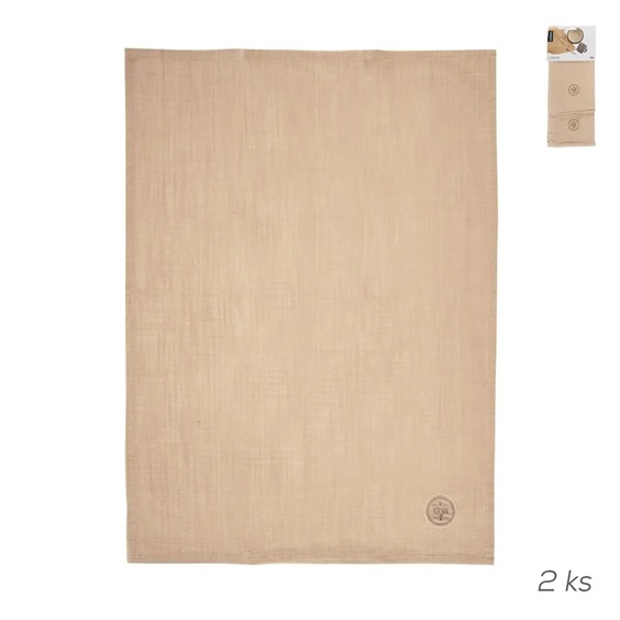Utěrka bavlna kuch. My kitchen 2 ks béžová