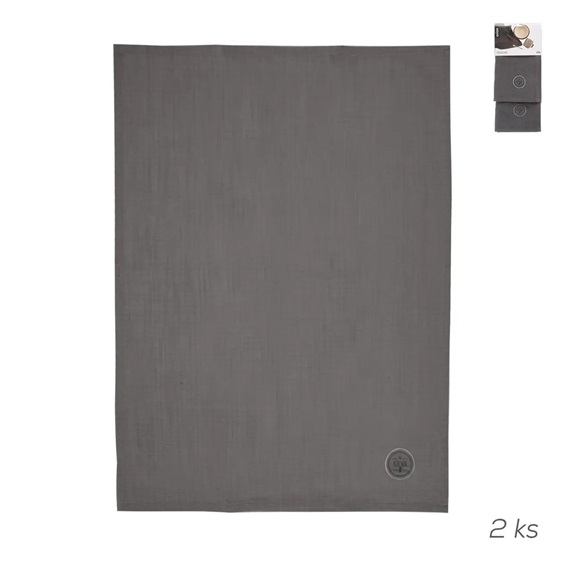 Utěrka bavlna kuch. My kitchen 2 ks šedá