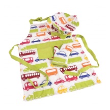 Zástěra dětská+chňapka+čepice Kluk