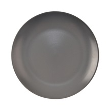 Talíř ker. mělký ALFA kulatý pr. 27 cm šedá
